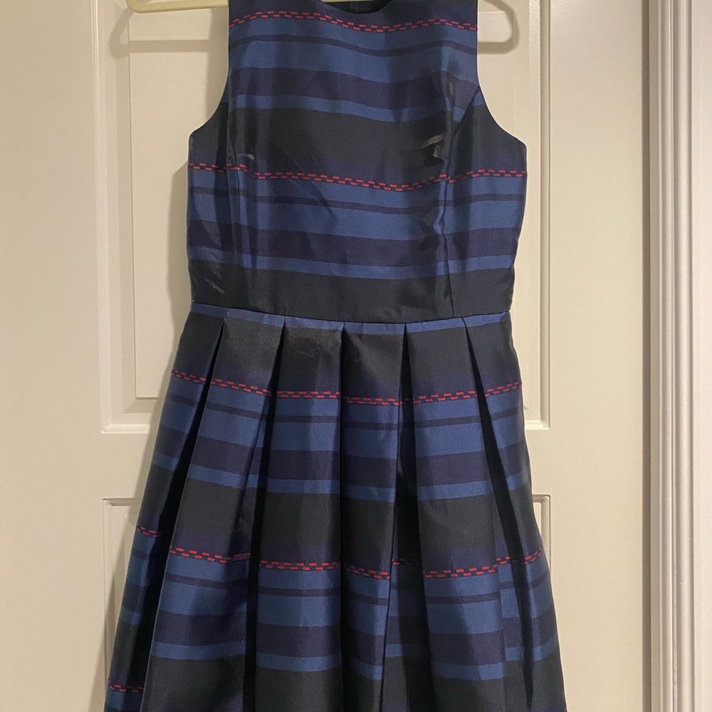 Black blue dress